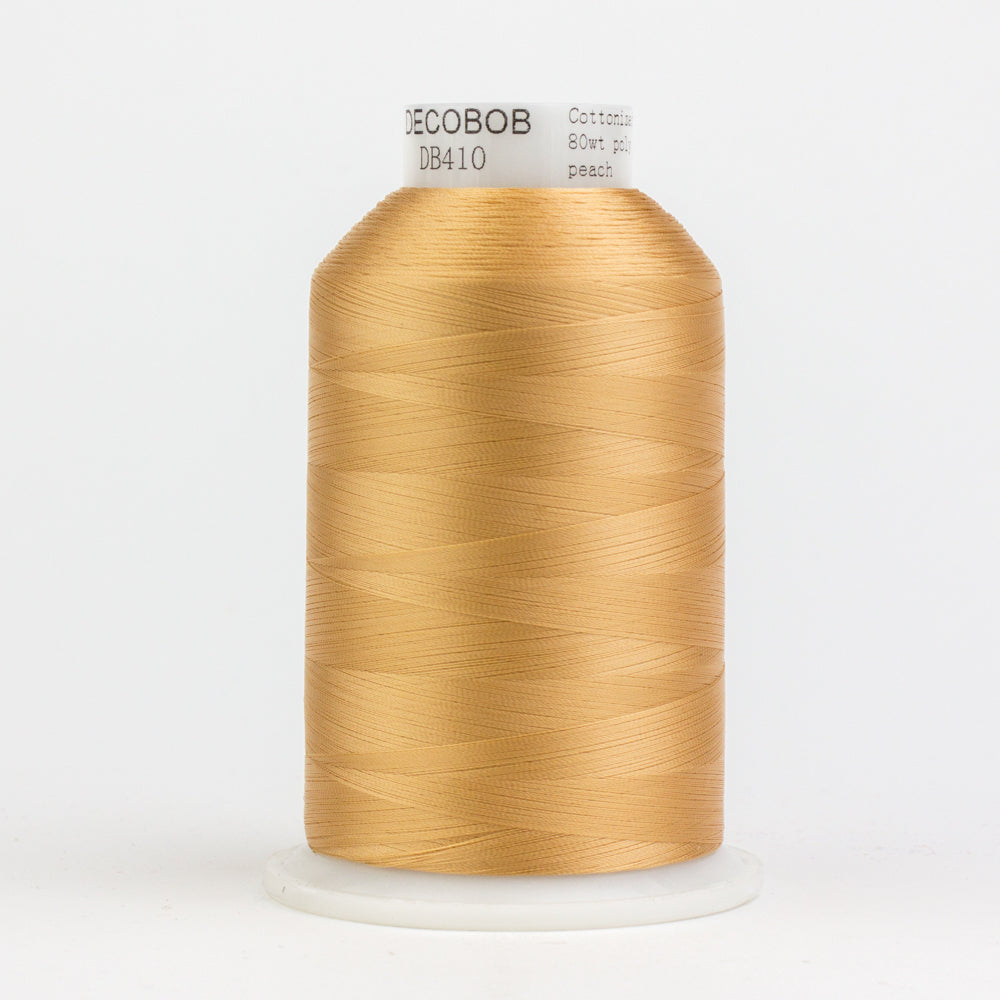 DB410 - DecoBob™ Cottonized Polyester Peach Thread WonderFil