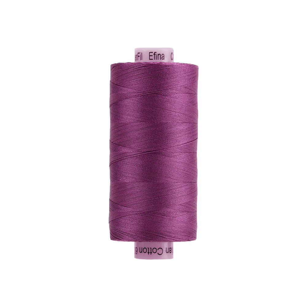 EFS37 - Efina 60wt Egyptian Cotton Thread Very Berry WonderFil