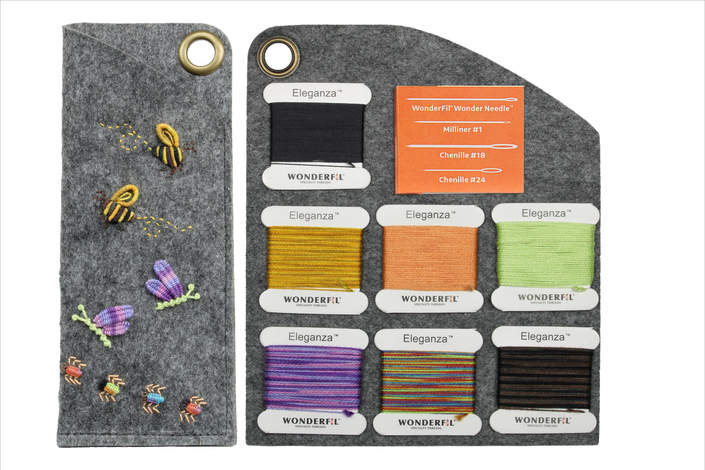 Bees & Bugs – Eyeglasses Case Kit WonderFil UK