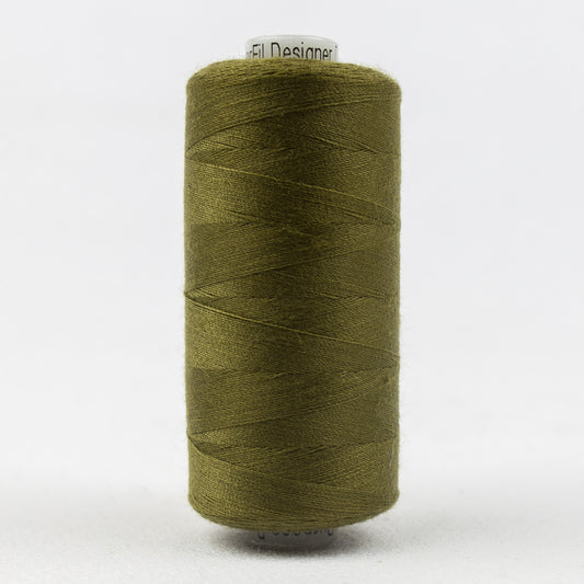 DS104 - Designer‚Ñ¢ 40wt All purpose  Polyester Olive Thread WonderFil