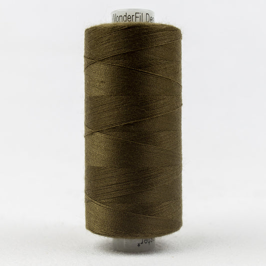 DS105 - Designer‚Ñ¢ 40wt All purpose  Polyester Bronze Olive Thread WonderFil