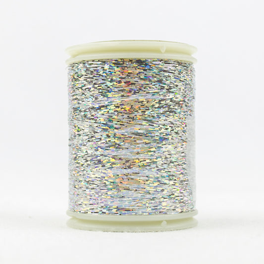HC8151 - Hologram Polyester Slitted Silver Thread WonderFil