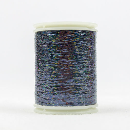 HC8158 - Hologram Polyester Slitted Black Thread WonderFil