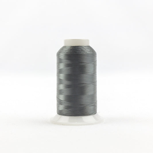 IF122 - InvisaFil™ 100wt Cottonized Polyester Dark Grey Thread WonderFil