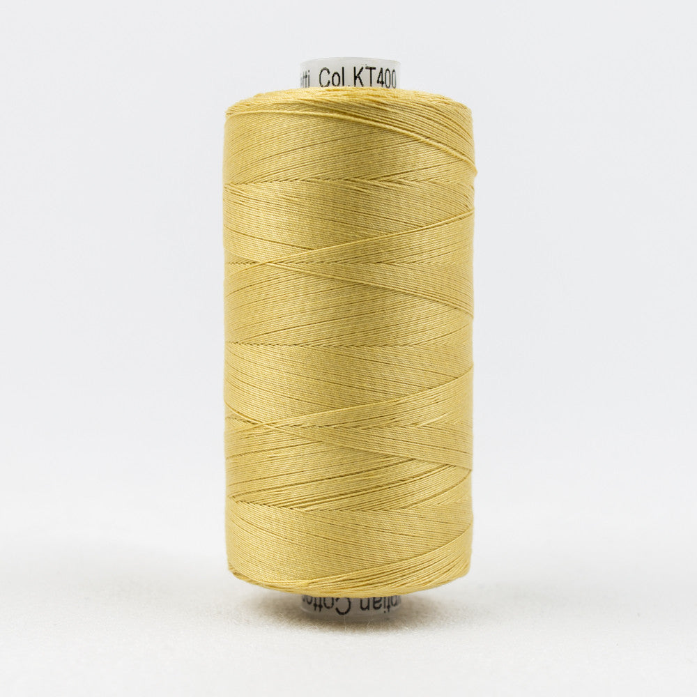 KT400 - Konfetti™ 50wt Egyptian Cotton Gold Thread WonderFil