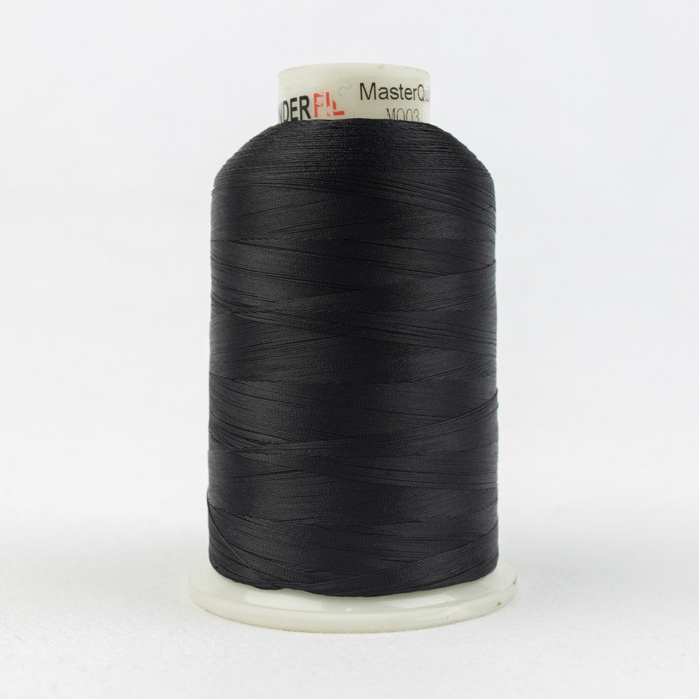 MQ03 - Master Quilter‚Ñ¢ 40wt All Purpose Black Thread WonderFil