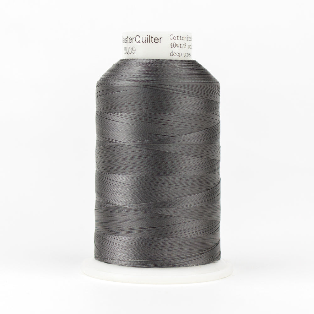 MQ39 - Master Quilter‚Ñ¢ 40wt All Purpose Deep Grey WonderFil