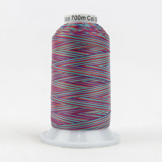 SCM09 - Silco‚Ñ¢ 35wt Cotton Red Teal Purple Thread WonderFil