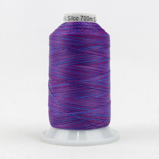 SCM19 - Silco‚Ñ¢ 35wt Cotton Purple Blue Red Thread WonderFil