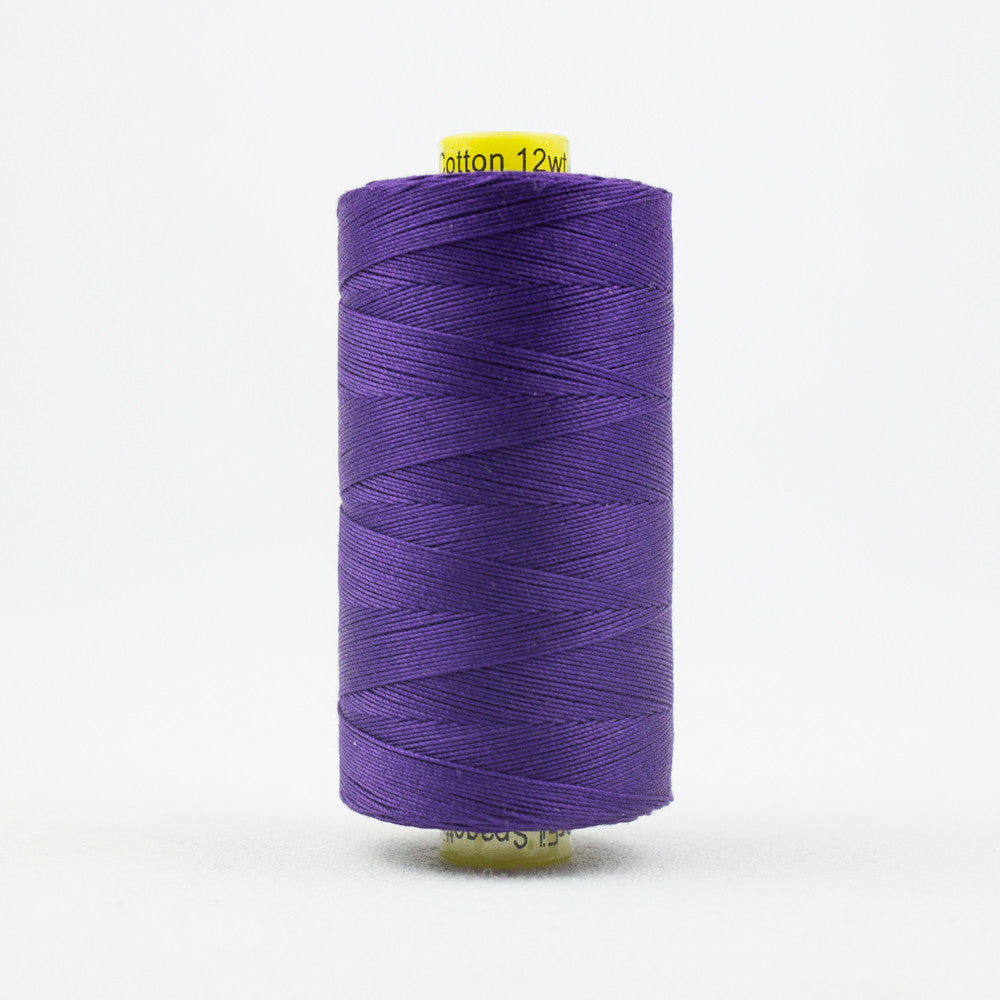 SP07 - Spagetti™ 12wt Egyptian Cotton Deep Royal Purple Thread WonderFil