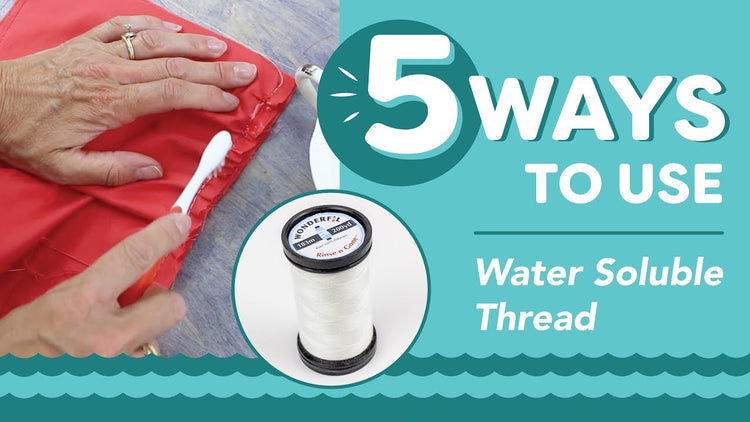 5 Ways to Use Water Soluble Thread – WonderFil UK