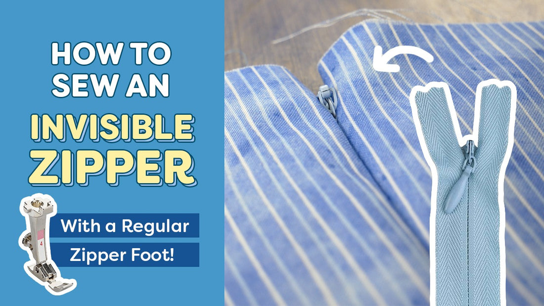 How to Sew an Invisible Zipper With a Regular Zipper Foot – WonderFil UK