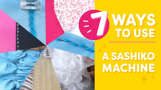 7 Ways to Use a Sashiko Machine