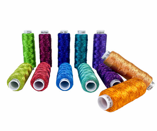 Sue Spargo Dazzle™: Rayon and Metallic Thread