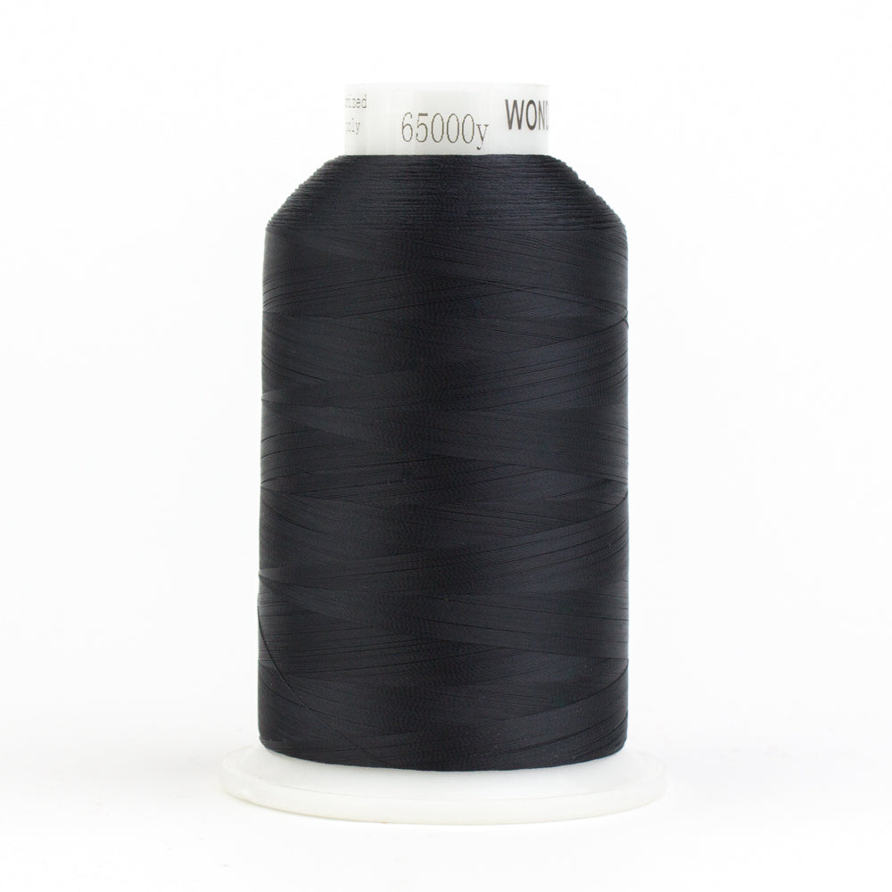 DB101 - DecoBob™ Cottonized Polyester Black Thread WonderFil