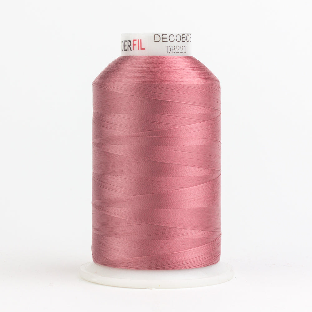 DB221 - DecoBob™ Cottonized Polyester Dusty Rose Thread WonderFil
