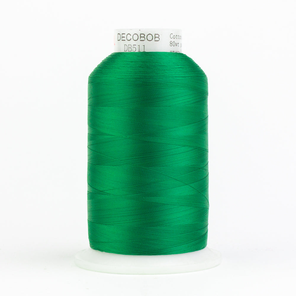 DB511 - DecoBob™ Cottonized Polyester Emerald Green Thread WonderFil