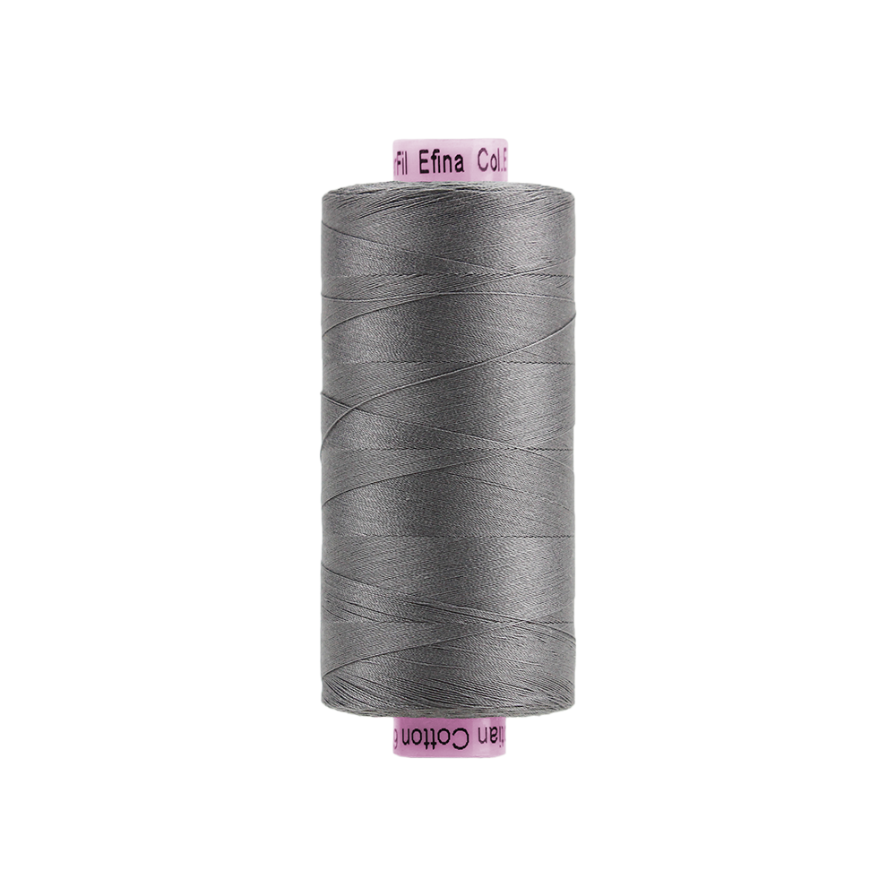 EFS04 - Efina 60wt Egyptian Cotton Thread Grey Flannel WonderFil