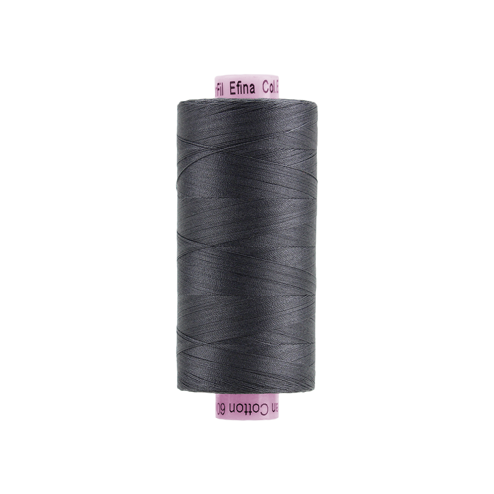 EFS06 - Efina 60wt Egyptian Cotton Thread Charcoal WonderFil