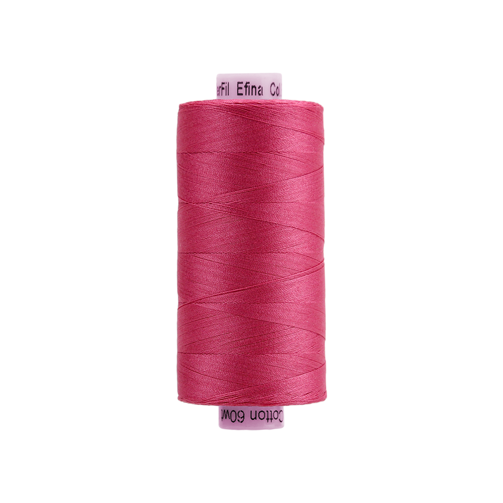 EFS22 - Efina 60wt Egyptian Cotton Thread Raspberry WonderFil