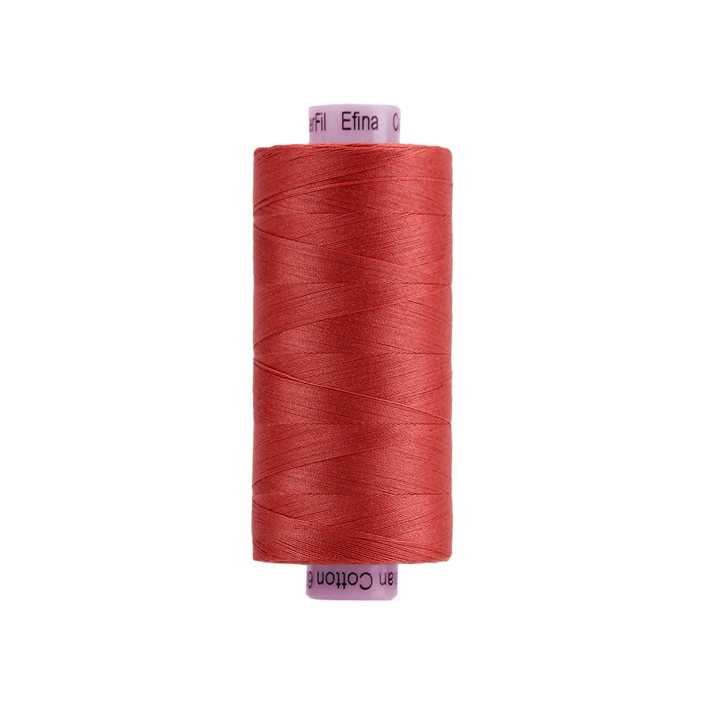 EFS48 - Efina 60wt Egyptian Cotton Thread Persimmon WonderFil