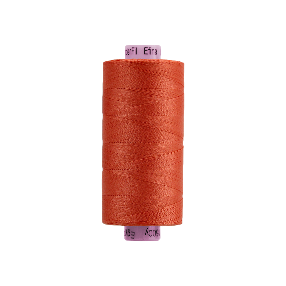 EFS49 - Efina 60wt Egyptian Cotton Thread Kumquat WonderFil