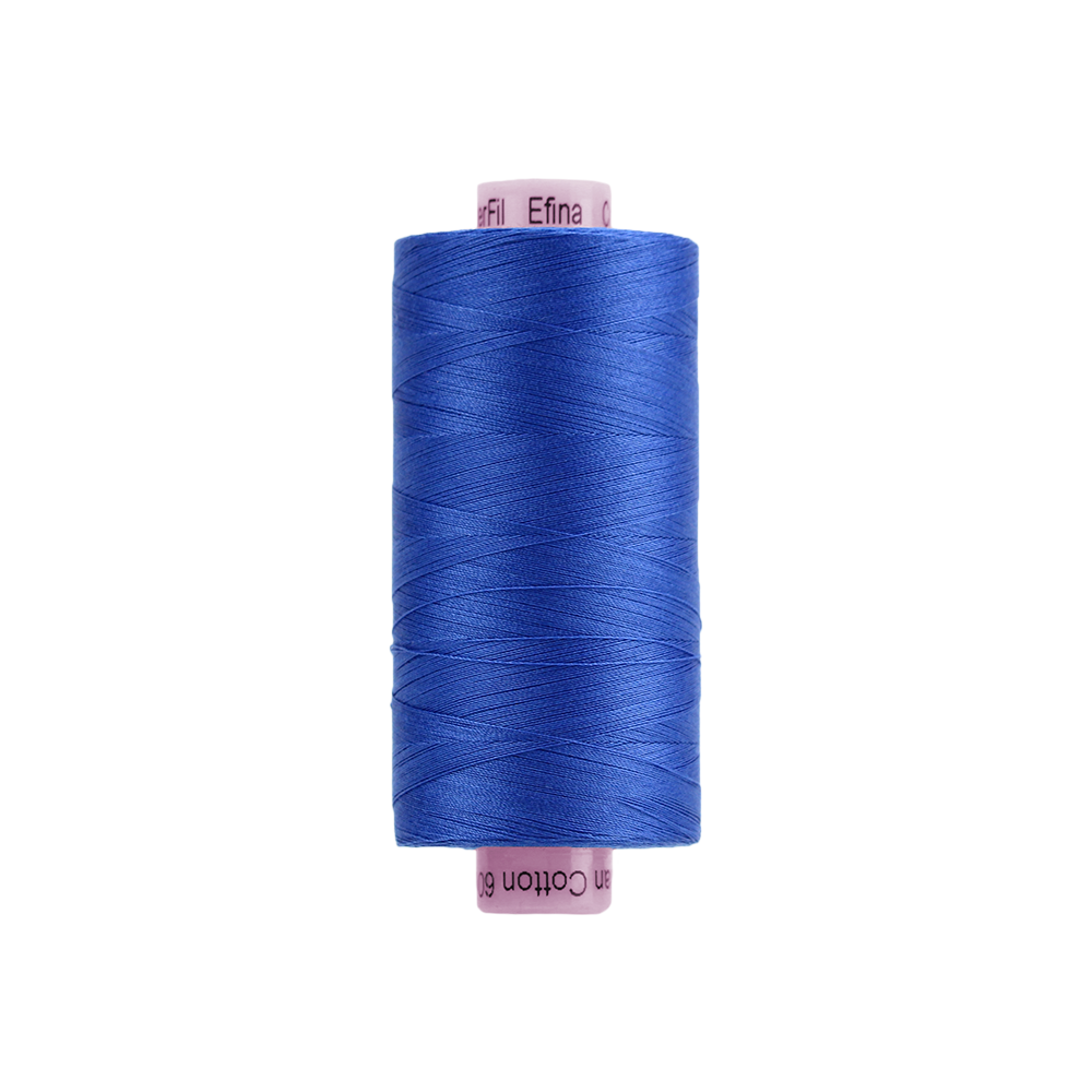 EFS56 - Efina 60wt Egyptian Cotton Thread Crystal Blue WonderFil