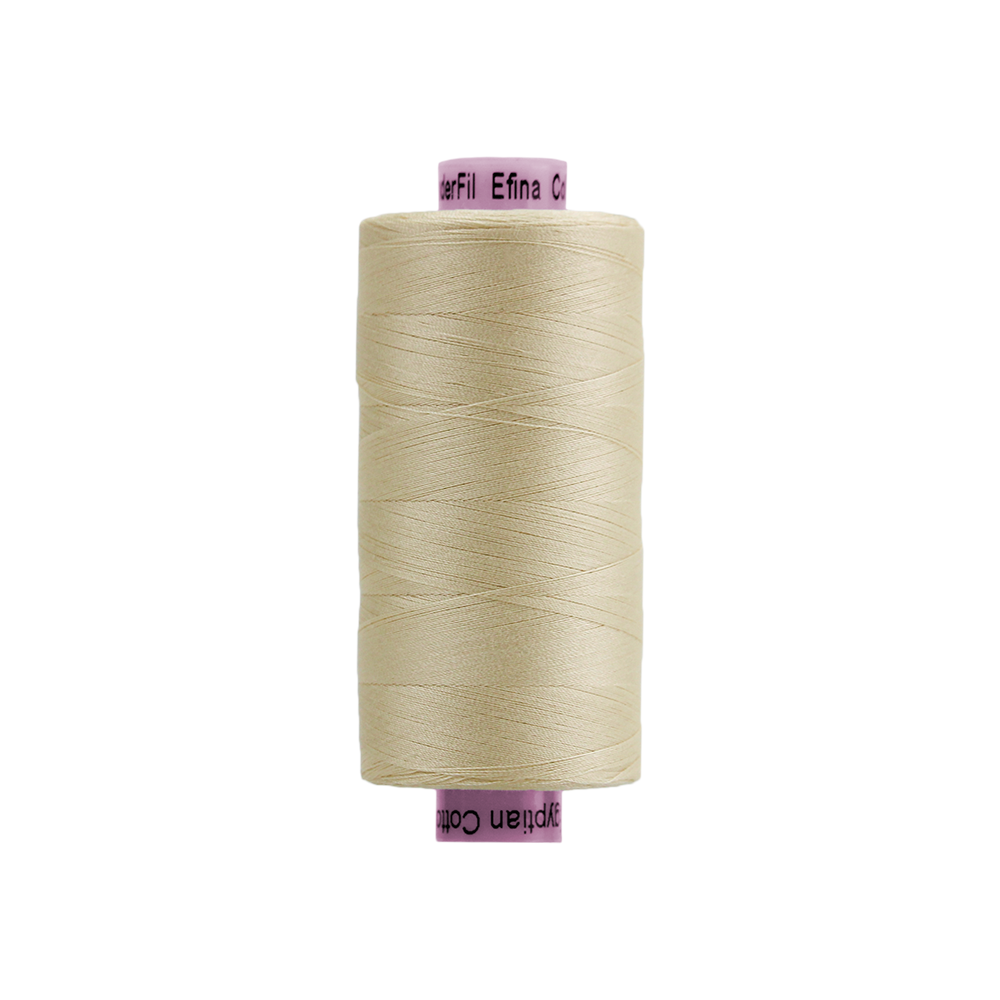 EF76 - Efina 60wt Egyptian Cotton Thread Ivory WonderFil