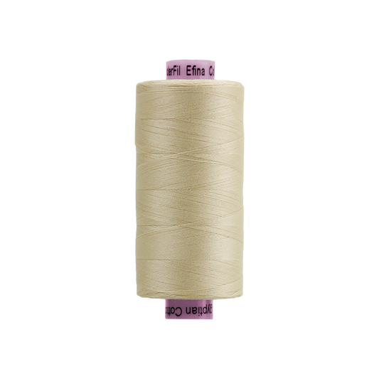 EF76 - Efina 60wt Egyptian Cotton Thread Ivory WonderFil