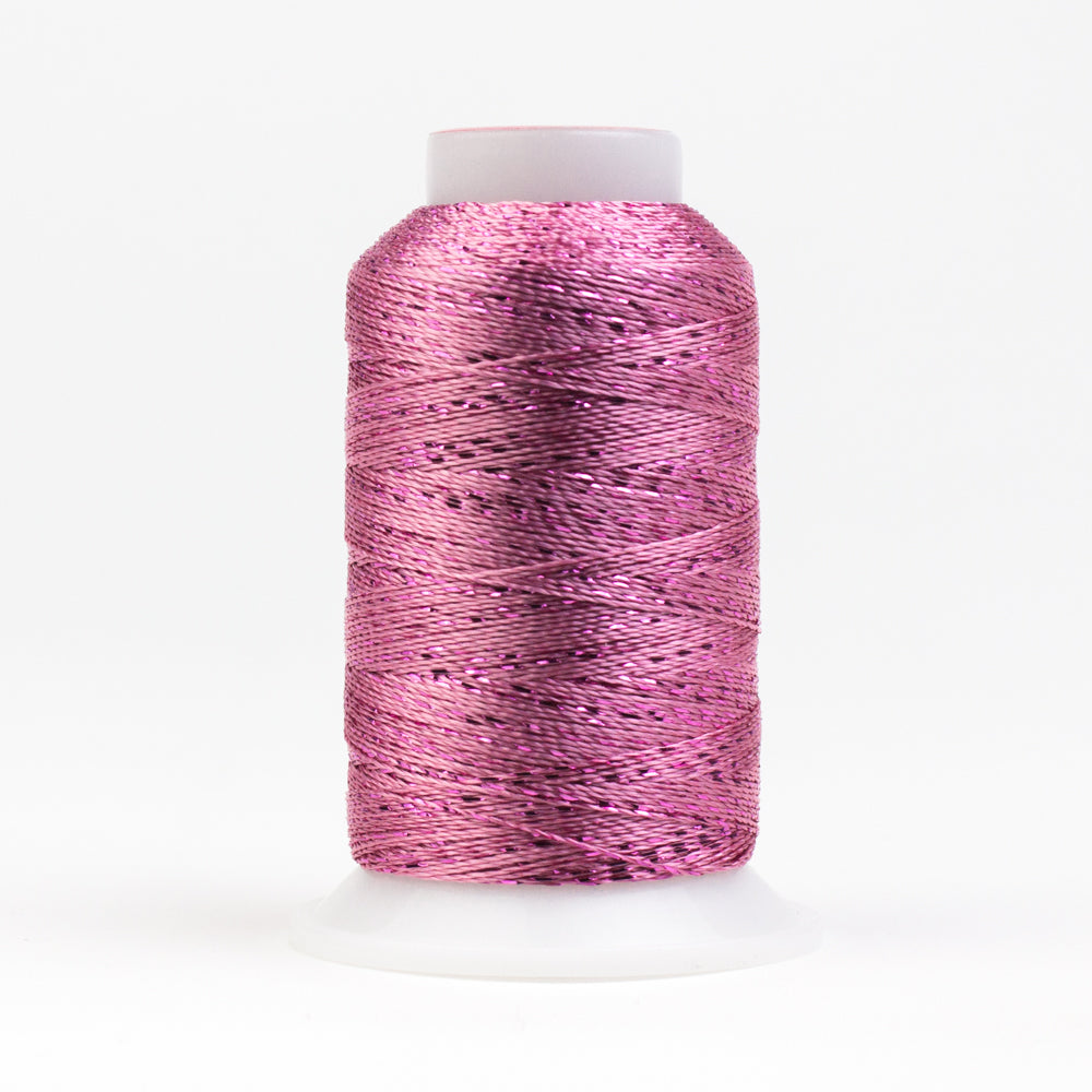 GM1201 -  GlaMore 12wt Rayon and Metallic Baby Pink Thread WonderFil Online UK