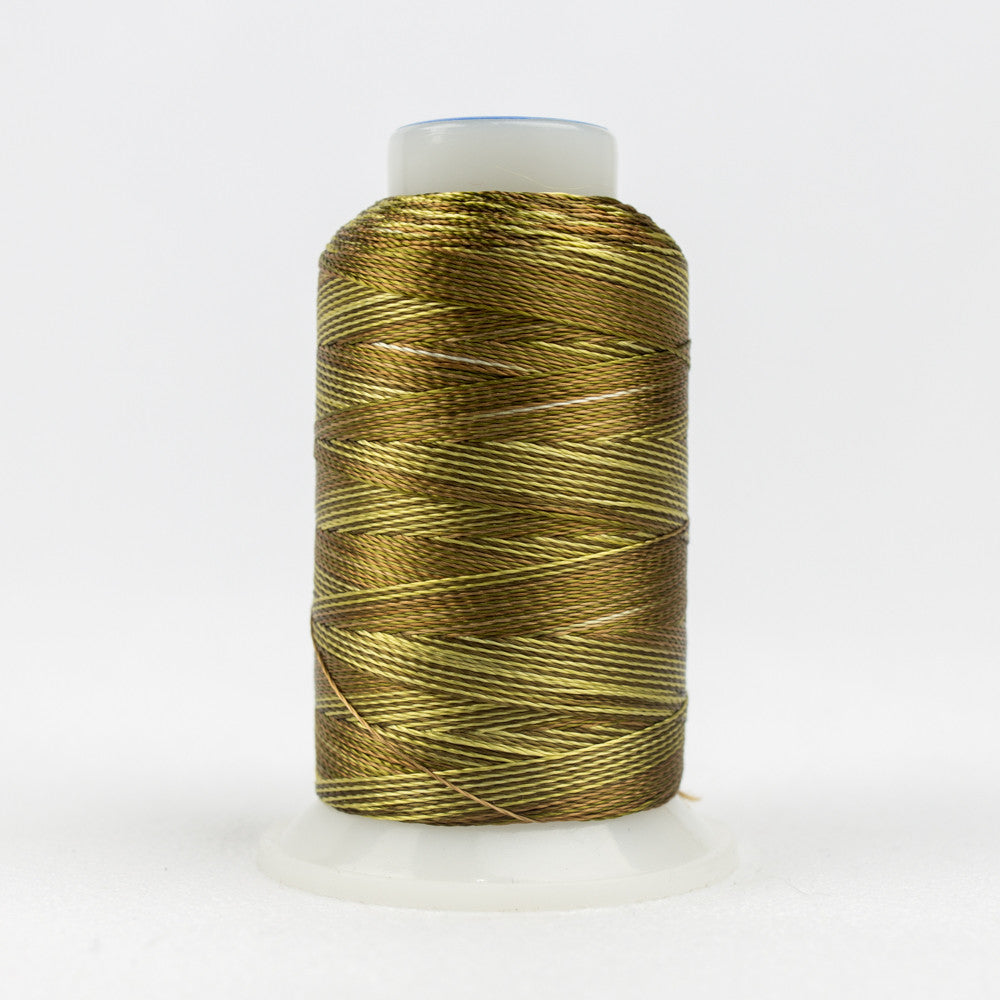 ACM06 - Accent‚Ñ¢ 12wt Rayon Yellow Green Brown Thread WonderFil