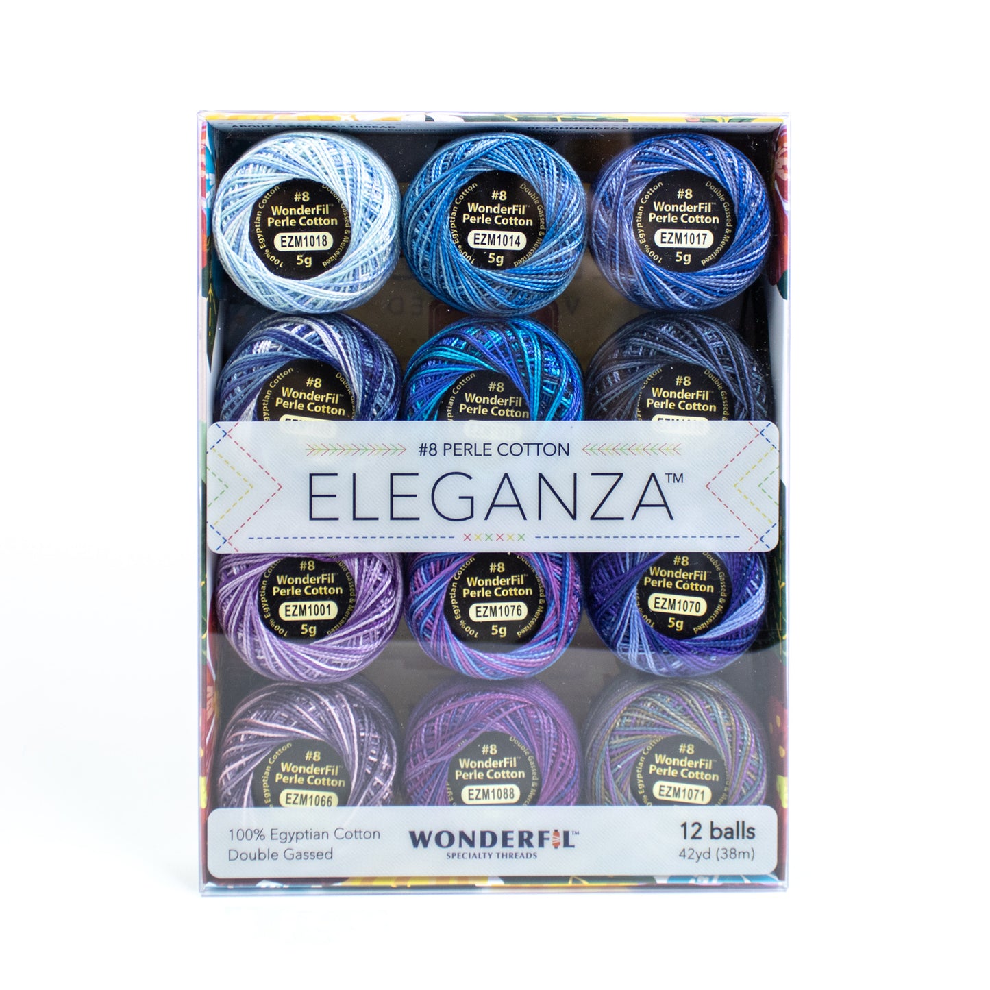 Eleganza™ #8 Perle Cotton Variegated Packs WonderFil