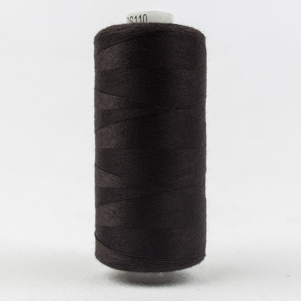 DS110- Designer‚Ñ¢ 40wt All purpose  Polyester Seal Brown Thread WonderFil