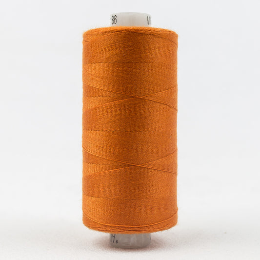 DS186 - 40wt Designer‚Ñ¢ All purpose Polyester Safety Orange Thread WonderFil
