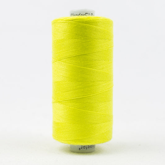 DS822 - Designer‚Ñ¢ 40wt All purpose Polyester Chartreuse Yellow Thread WonderFil