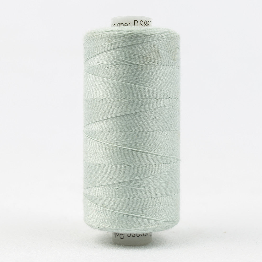 DS860 - Designer‚Ñ¢ 40wt All purpose Polyester White Ice Thread WonderFil