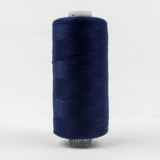 DS879 - Designer‚Ñ¢ 40wt All purpose Polyester Midnight Blue Thread WonderFil