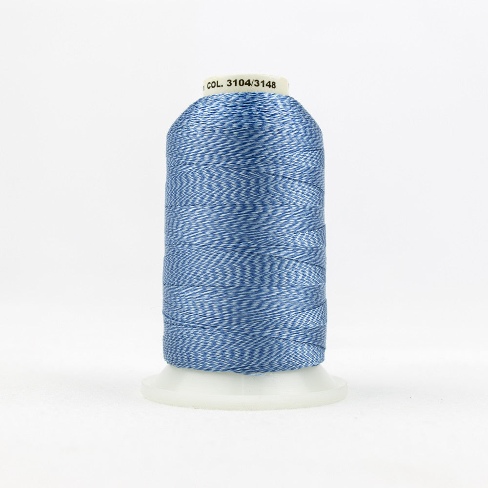 162 Blue Thread DT9006 - 20wt Rayon Blue Thread – WonderFil UK