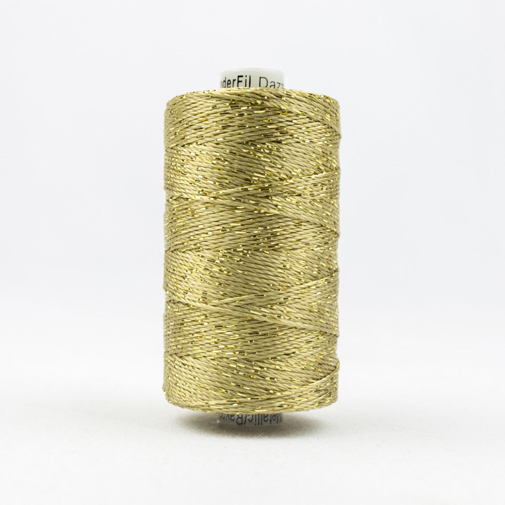 DZ1000 - Dazzle‚Ñ¢ 8wt Rayon and Metallic Gold Thread WonderFil