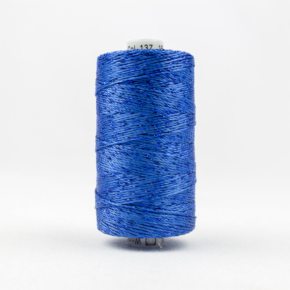 DZ137 - Dazzle‚Ñ¢ 8wt Rayon and Metallic True Blue Thread WonderFil