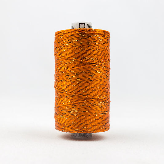DZ27 - Dazzle‚Ñ¢ 8wt Rayon and Metallic Orange Thread WonderFil