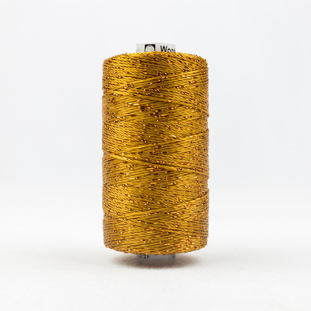 DZ328 - Dazzle‚Ñ¢ 8wt Rayon and Metallic Golden Green Thread WonderFil
