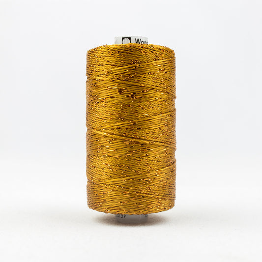 DZ328 - Dazzle‚Ñ¢ 8wt Rayon and Metallic Golden Green Thread WonderFil