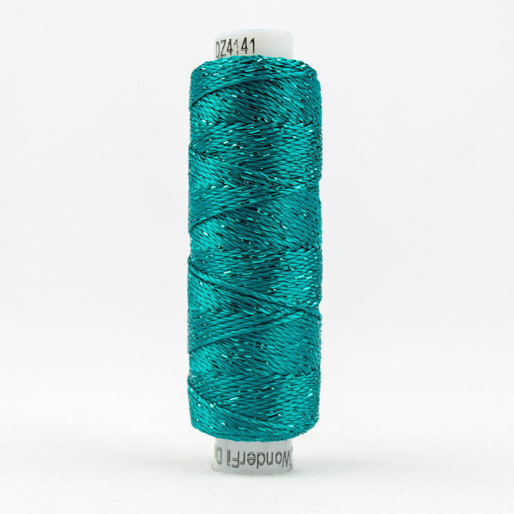 SSDZ4141 - Dazzle‚Ñ¢ 8wt Rayon Metallic Deep Peacock Blue Thread WonderFil