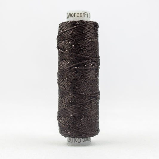 SSDZ7125 - Dazzle‚Ñ¢ 8wt Rayon Metallic Licorice Thread WonderFil