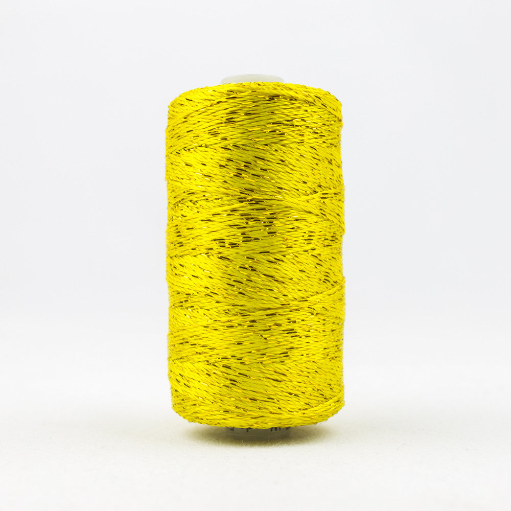 DZ938 - Dazzle‚Ñ¢ 8wt Rayon and Metallic Lemon Yellow Thread WonderFil