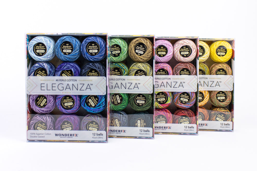 Eleganza™ #8 Perle Cotton Variegated Packs WonderFil