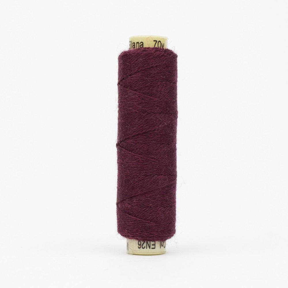 EN26 - Ellana wool/Acrylic Thread Black Cherry WonderFil