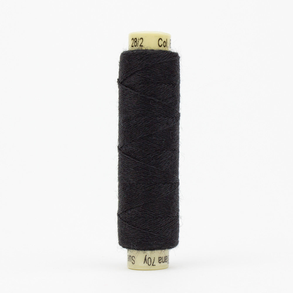 EN30 - Ellana‚Ñ¢ wool/Acrylic Thread Black WonderFil