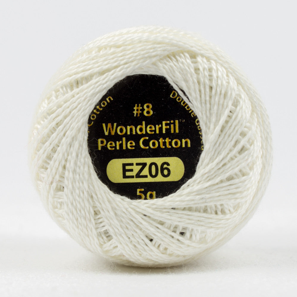 EL5G06 - Eleganza‚Ñ¢ Egyptian cotton thread First Snow WonderFil